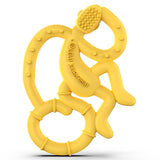 Matchstick Monkey Mini Monkey Teether - Yellow