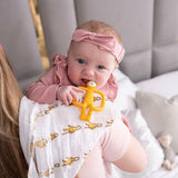 Matchstick Monkey Animal Teether & Muslin Gift Set - Lion