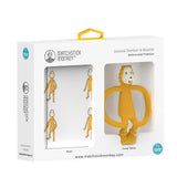 Matchstick Monkey Animal Teether & Muslin Gift Set - Lion