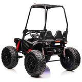 Megastar UTV With Removable Canopy, Remote Control And Colorful Lights 2 Seater 12V - Red
