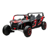 Megastar Blade XXL Kids Electric Ride-On 4 Seater Dune Buggy Jeep 24V - Red