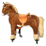 Megastar Gallop 'N' Play Action-Packed Mechanical Horse Riding Toy For - Brown