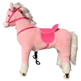 Megastar Gallop 'N' Play Action-Packed Mechanical Horse Riding Toy - Pink