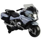 Megastar Ride On 12V Officially Licensed BMW Rechargeable Powered Riding Motorbike - Grey