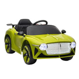 Megastar Ride On 12V Bentley Style Electric Kids Battery Operated Car - Green