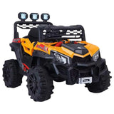 Megastar Ride On 12V Big Shadower Electric Ride On SUV With Remote Control - Orange