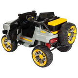 Megastar Electric Ride-On 12V Classic Safari Cruiser SUV Car For Kids With Remote Control - Grey