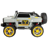 Megastar Electric Ride-On 12V Classic Safari Cruiser SUV Car For Kids With Remote Control - Grey