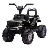 Megastar Ford F-150 Raptor Electric Rc Ride-On Car With 4 Wheels 12V - Black