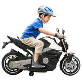 Megastar Ride On 12V Nightblade With Led Light, Bluetooth & Music - White