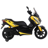 Megastar Ride On Scooterino 12V Kids Electric Motorbike Safe, Stylish, And Fun Ride-On Toy - Yellow