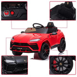 Megastar Licensed Lamborghini Urus Electric With Remote Control Cars 12V - Red