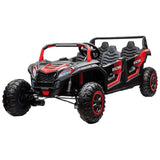 Megastar Kids 48V XXXXL Electric Rideon Dune Buggy Jeep High Speed - 4 Seater - Red