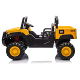 Megastar Licensed Caterpillar Electric Ride-On Dump Truck 12V - Yellow