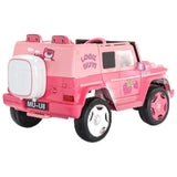 Megastar Licensed Electric Rideon Kids Lotso 12V SUV Jeep With Rc - Pink