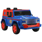 Megastar Licensed Electric Rideon Kids Spiderman 12V SUV Jeep With Rc - Blue