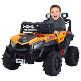 Megastar Ride On 12V Mini Shadower Electric Ride On SUV With Remote Control - Orange