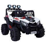 Megastar Ride On 12V Mini Shadower Electric Ride On SUV With Remote Control - White