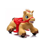 Megastar Unicorn Ride-On Toy 12V My Little Rideon Pet - Brown