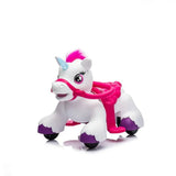 Megastar Unicorn Ride-On Toy 12V My Little Rideon Pet - White