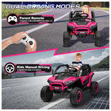 Megastar Electric Rideon Kids UTV Sandviper SUV Jeep 12V - Pink