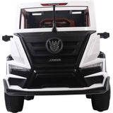 megastar-12v-clunker-truck-with-rubber-tyres-leather-seats-black-3