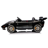 Megastar Ride On 2 Seater For Kids Licensed Ford GT Electric Car With Remote Control - Black