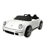 Megastar Big Ride On 24 V Licensed Porsche Kids Electric Car For 2 Kids With Parental Remote Control - White