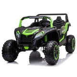 Megastar Ride On 24V XXL Blade XR UTV Buggy Twin Seater For Big Kids - Green