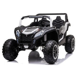 Megastar Ride On 24V XXL Blade XR UTV Buggy Twin Seater For Big Kids - White
