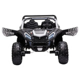 Megastar Ride On 24V XXL Blade XR UTV Buggy Twin Seater For Big Kids - White