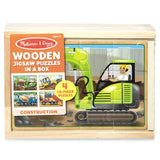 Melissa and Doug Construction Puzzles in a Box