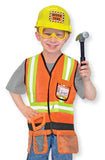 Melissa and Doug Construction Worker Role Play Costume Set