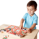 Melissa and Doug Farm Animals Sound Puzzle - 8 Pieces