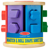 Melissa and Doug Match & Roll Shape Sorter