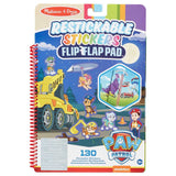 Melissa and Doug Paw Patrol Restickable Stickers Flip-Flap Pad - Ultimate Rescue