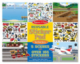 Melissa And Doug Reusable Sticker Pad - Vehicles