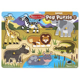 Melissa and Doug Safari Peg Puzzle