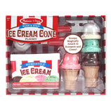 Melissa and Doug Scoop & Stack Ice Cream Cone Playset