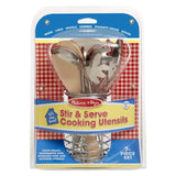 Melissa and Doug Let's Play House! Stir & Serve Cooking Utensils