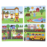 Melissa and Doug Wooden Magnetic Matching Picture Game