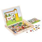 Melissa and Doug Wooden Magnetic Matching Picture Game