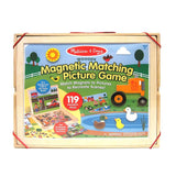 Melissa and Doug Wooden Magnetic Matching Picture Game