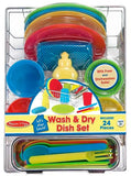 Melissa and Doug Let's Play House! Wash & Dry Dish Set
