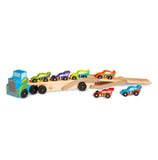 Melissa and Doug Mega Race-Car Carrier