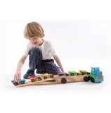 Melissa and Doug Mega Race-Car Carrier