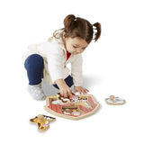 Melissa and Doug Barnyard Animals Jumbo Knob