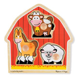 Melissa and Doug Barnyard Animals Jumbo Knob