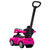 Mercedes-benz C-Class Ride-On Push Car With Handle - Pink
