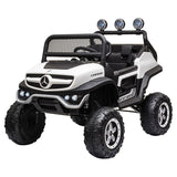 Mercedes Benz Unimog Junior Rideon Car 12V - White